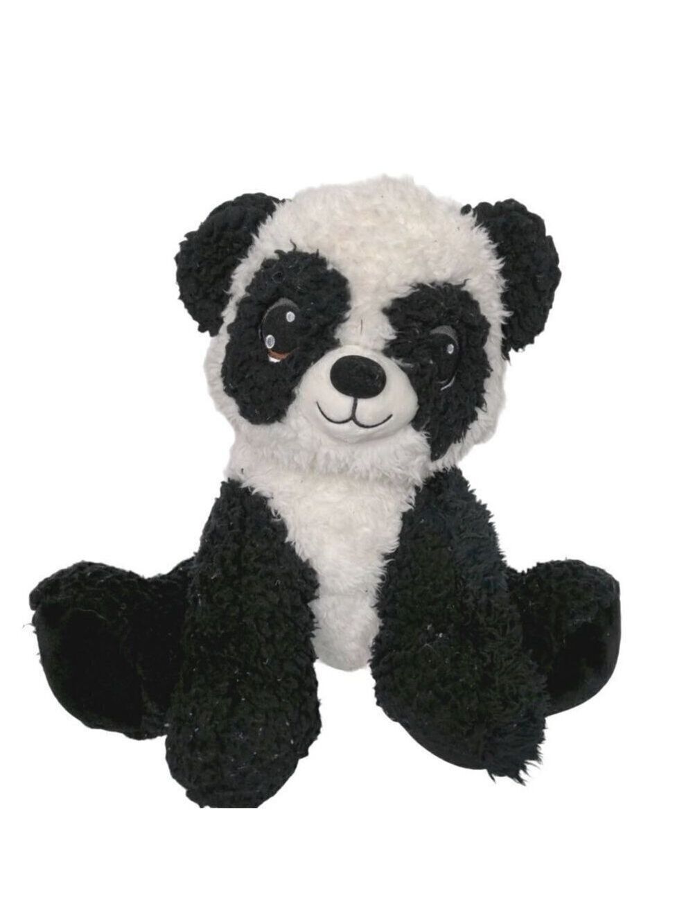 Build A Bear Black White Panda Plush 12.5"